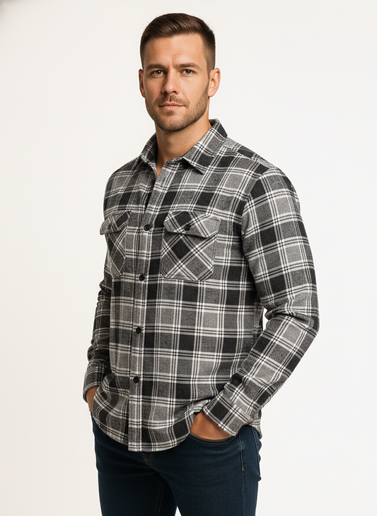 Check shirts back print