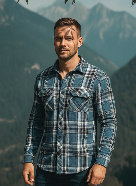 Check shirts back print