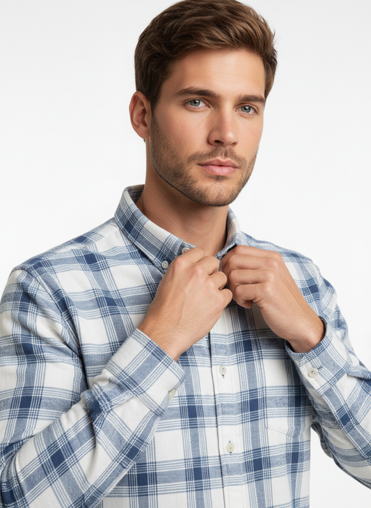 Chek Whitout pocket shirts