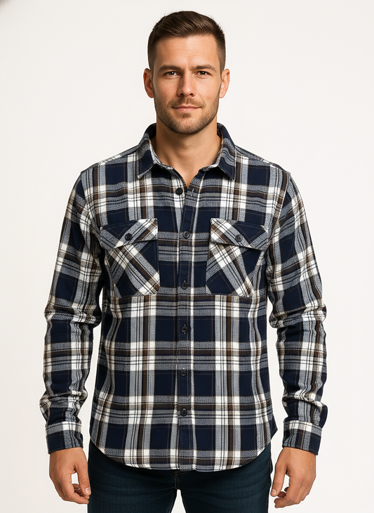 Check shirts back print