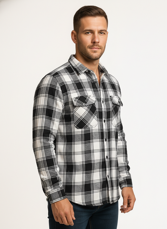 Check shirts back print